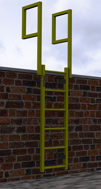 FRP Composite Wall Mount Fixed Egress Ladders