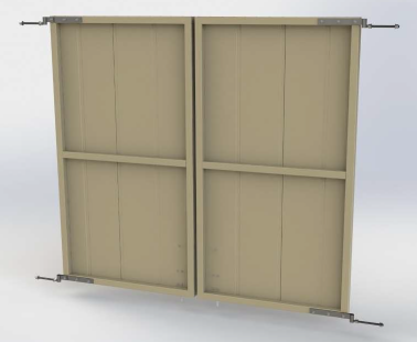 StrongGate - FRP Composite Trash / Enclosure Gate