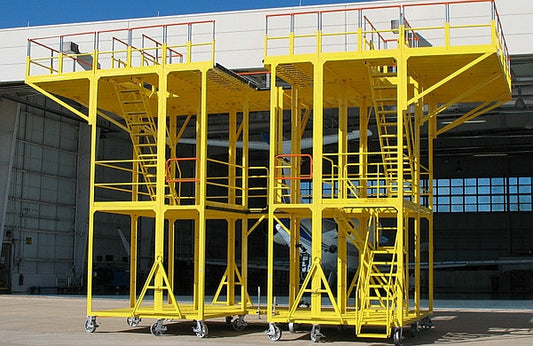 FRP Composite Custom Aircraft Maintenance Stand