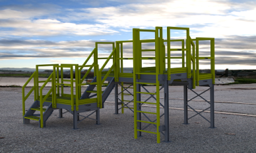 FRP Composite Modular Platform System
