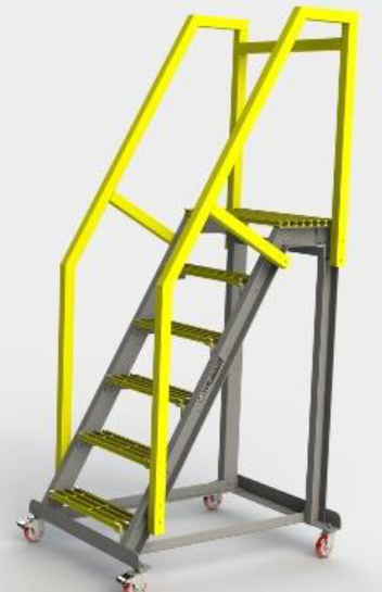 FRP Composite Rolling Ladder