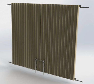 StrongGate - FRP Composite Trash / Enclosure Gate